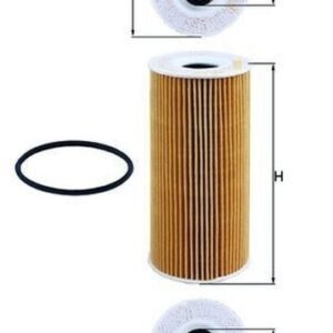 Filtro de Aceite Mahle OX366D para Porsche Boxster, Cayman