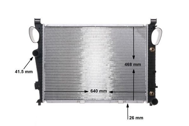 Radiador Mahle CR304 000P para Mercedes-Benz S350, S280
