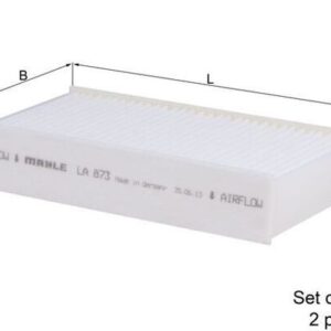Filtro de Polen Mahle LA873/S para BMW X3, X4 · Alpina XD3