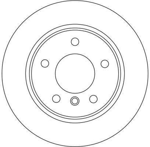 Disco de Freno Trasero TRW DF4448 para BMW 116i, 116d