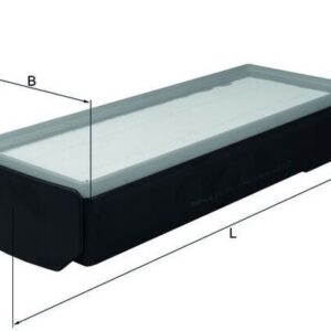 Filtro de Aire Mahle LX2796/1 para BMW 330d, 430d · Alpina D3, D4