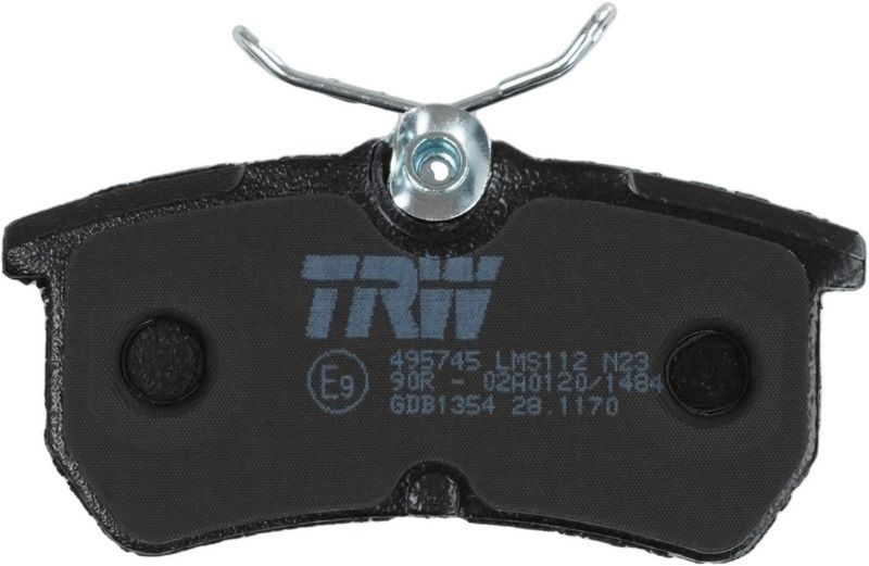 Pastilla de Freno Trasera TRW GDB1354 para Ford Focus, Fiesta