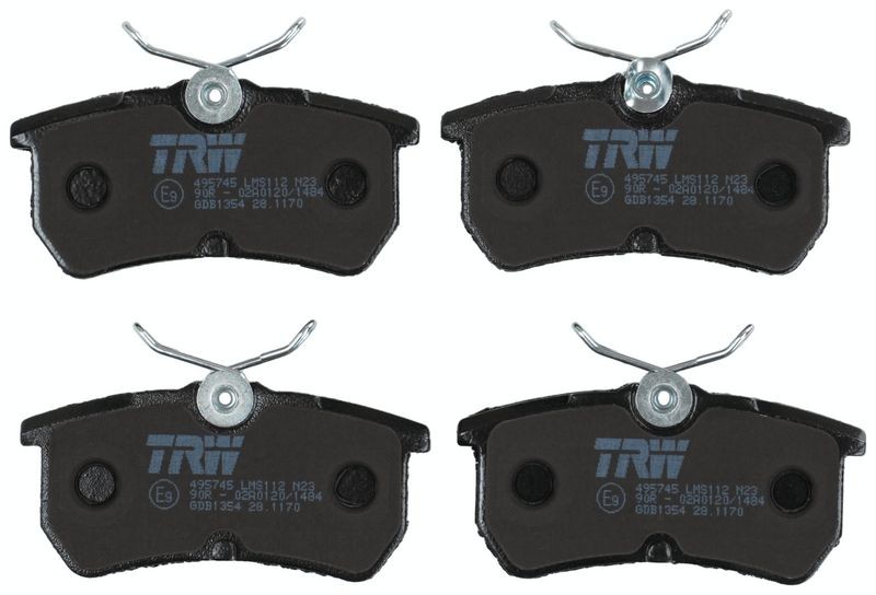 Pastilla de Freno Trasera TRW GDB1354 para Ford Focus, Fiesta