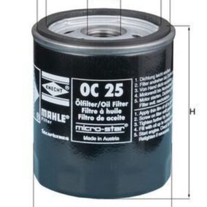 Filtro de Aceite Mahle OC25 para BMW M3, 316 · Volvo 66