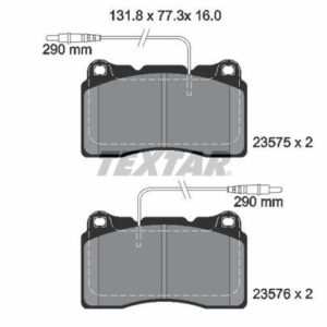 Pastilla de Freno Delantera Textar 2357501 para Peugeot 607, 807 · Citroën C8
