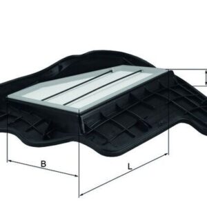 Filtro de Aire Mahle LX1685/5 para BMW 650i, 550i · Alpina B6, B5