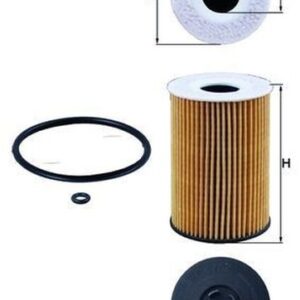 Filtro de Aceite Mahle OX787D para VW GOLF, Transporter · Audi A3, A4