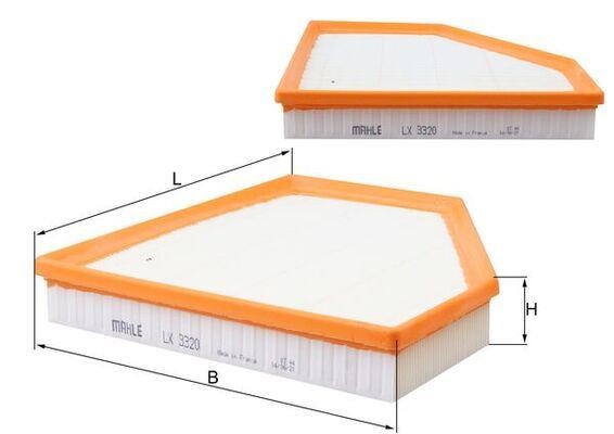Filtro de Aire Mahle LX3320 para BMW 340i, 440i