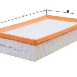 Filtro de Aire Mahle LX3502 para VW GOLF, Passat · Audi A3, TT